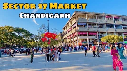 Sector 17 Market Chandigarh