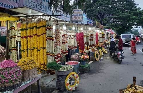 Poo Market Coimbatore