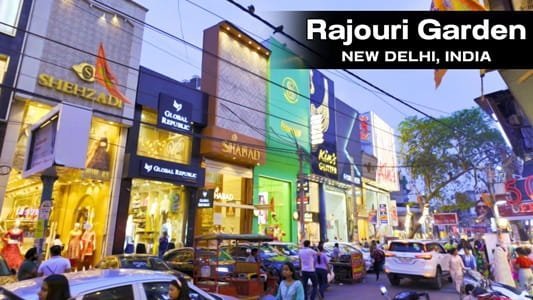 Rajouri Garden Market Delhi